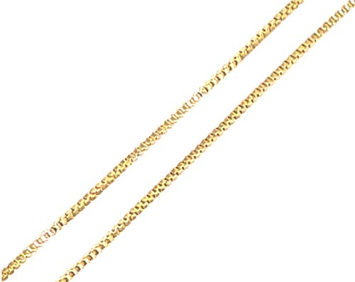 Corrente Veneziana Banhada A Ouro Moda Gargantilha 50 Cm