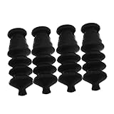 Toyvian Housse Accordéon Étanche pour Tige De Traction Bateau Maquette 38 Mm en Caoutcho...