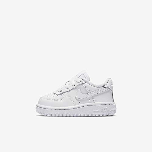Nike Toddlers Force 1 Mid (Td) White/White/White Basketball Shoe 10 Infants Us #TOP7