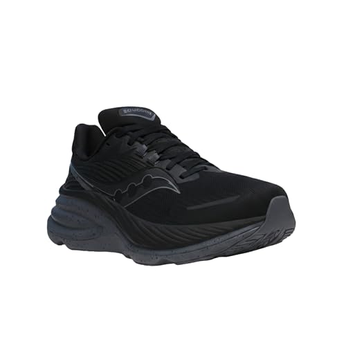 Saucony Men's Hurricane 24 Sneaker, Black/Shadow, 10 - image 9