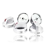 Tooneus 2024 New DG94-03950A DG94-04167A Stove Knobs 5 PCS Replacement for Samsung Stove Knobs Replace DG94-03950B DG94-03950E for Gas Stove Knobs Replacement NX60A6311SS NX60A6511SS