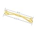 Collar Pin Collar Pins 6 Pcs Tie Clip Fashion Style Ties For Men Metal Tone Simple Bar Clasp Practical Pin(Silver)
