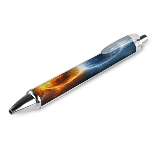 VstaDank Fire And Water Planets �{�[���y�� �u���b�N�C���N 0.05mm �׎��y�� �m�b�N���{�[���y�� �ɂ��܂Ȃ����炩�ȏ����S�n�̃��[���[�{�[���y�� �I�t�B�X �w�Z ����p