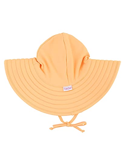 Image of RuffleButts Baby /Toddler Girls UPF 50+ Sun Protective Wide Brim Swimwear Sun Hat