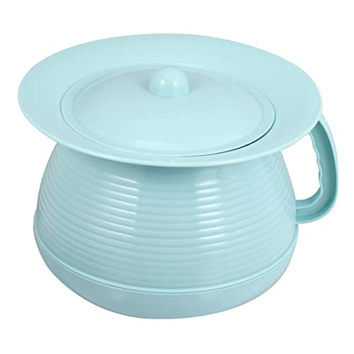 IWOWHERO 1pc Pp Plastic Decorative Household Bedpan Night Urine Pot Blue Durable for Boys and Girls Adults