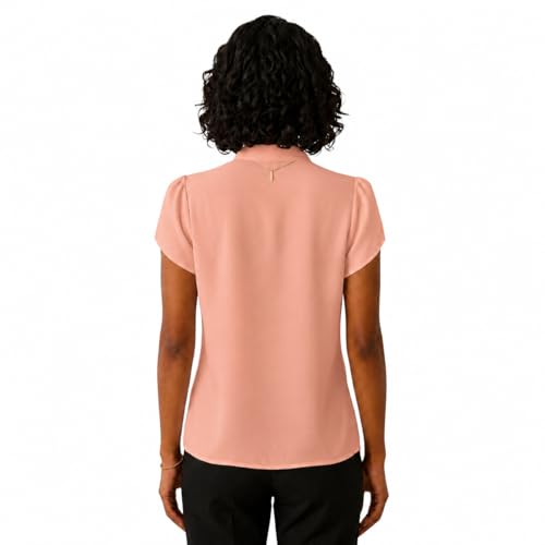 Image of Keiraa Women Blouse Half Sleeves Office Lady Shirt Women Tops