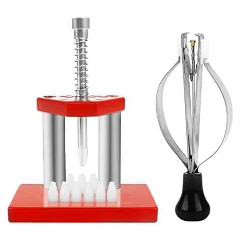 LiangDian Watch Hand Remover Tool 2Pcs Watch Repair Puller Professional Watch Hand Presser Watch Hand Setting Tool Watch Puller Remover Watch Hand Puller Tool Plunger Set Cover