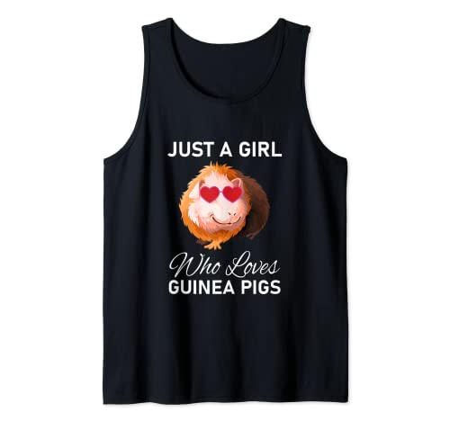 Just A Girl Who Loves Guinea Pigs - Camiseta divertida Camiseta sin Mangas