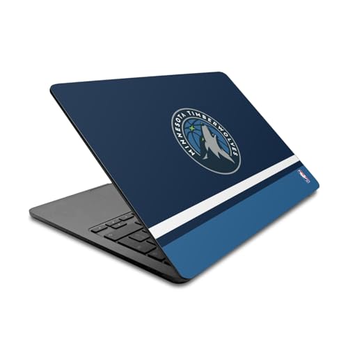 Peau Autocollante MacBook Air 13.6 A2681 A3113 NBA - Anti-Traces et Rayures Motif Timberwolves