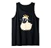 Laughing Sheep Wears the Crown for Lambs and Kings Tank Top