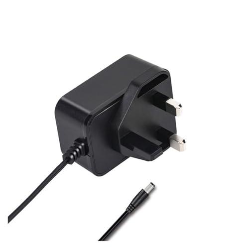 Alimentador 24V 0.5A soluciona la compatibilidad de enchufes UK y UE negro 2
