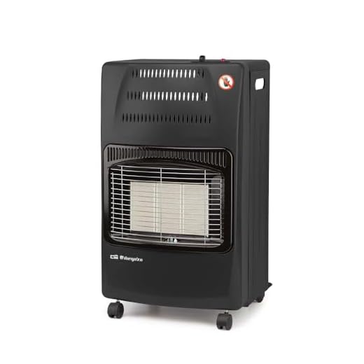 Orbegozo HCE 60 Estufa de Gas Plegable Negra