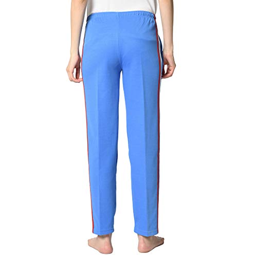 Image of Mack Jonney Women's Regular Fit Cotton Track Pants | Lower |Pajama |Lounge Pant for Women-D6 BLK 01