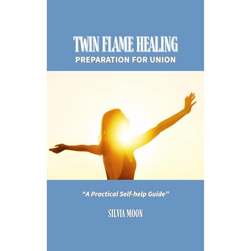 Twin Flame Healing Audiolibro Por Silvia Moon arte de portada