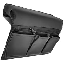 Car Door Side Storage Pocket Leather Window Armrest Bag Black Car Door Window Armrest Pad Universal Interior Accessories