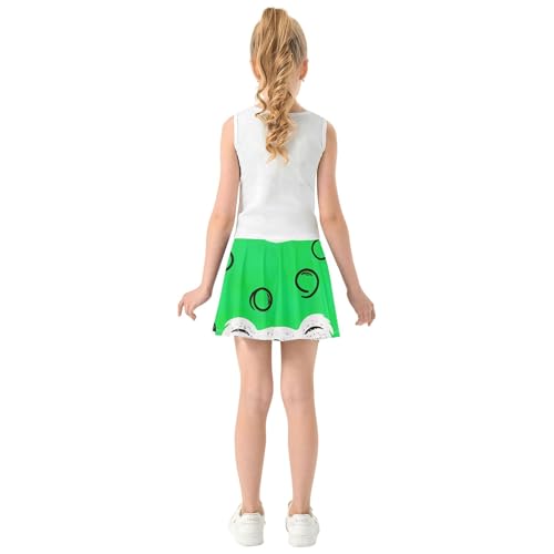 Athletic Shorts for Girls Skorts Cute White Koalas Green Tennis Skirts Toddler Navy Cheer Skirt 3t4