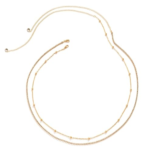 Image of VAMA FASHIONS Sexy Stone Hip Belly Chain Saree Waist belt karddhani vaddanam Bikni Kamarbandh Body Kamarchain Kamarband for women Girls