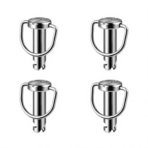 4 Pack Pines de Montaje de Liberación Rápida para Alforjas Compatibles con Harley Touring 1995-2023 - Acero Inoxidable Kit de Hardware Antirrobo para Street Glide Road King Electra Glide Softail miniatura 3