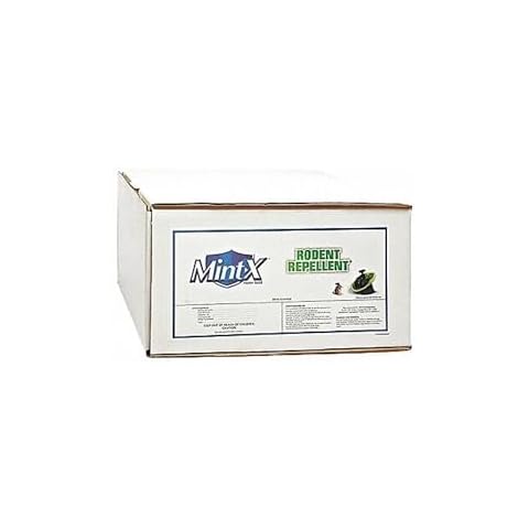 Mint-X Rodent Repellent Trash Bags, 1.3 Mil, Flat Seal, 58" Height x 38" Length, Clear (Pack of 100) (MX3858XHC) Cover
