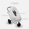 7AM Enfant Stroller Blanket 212 - Adjustable Baby Car Seat Zipped Blanket for Babies Winter, Unisex Multi Purpose Fleece Lined Warm Hooded Toddler Footmuff Water Repellent | (6M - 4T)