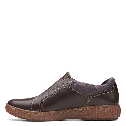 Clarks Women's Caroline Cove Oxford, Dark Brown Leather, 10 #TOP22