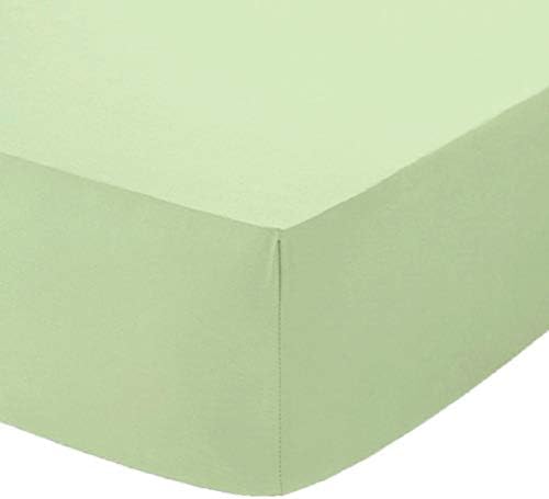 Comfy Nights Plain Dyed Pollycotton Easy Iron Pecale Fitted sheet (Black, Double)