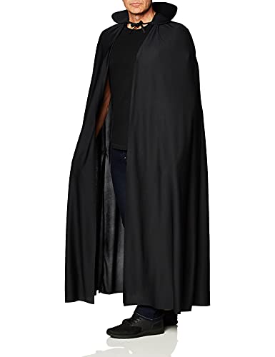 Rubies 15005_NS Rubie'S Full Length Fabric Cape, Black, One Size Costume thumb #1