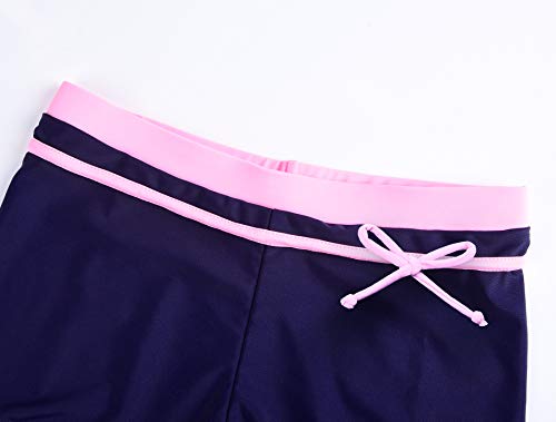 Image of JerrisApparel Little Girls' Summer Two Piece Boyshort Tankini Kids Swimsuit