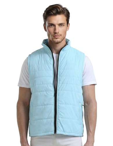 Image of Scott International Winter Puffer Jacket | Sleeveless Water Repellent Quilted Padded | Lightweight Winter Wear | Mens Jacket | Men's Polyester Sleeveless with Pocket | Jackets for Men Stylish
