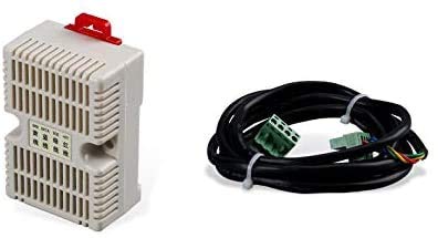 ELE-301-GD-T High Accuracy LCD Digital Thermometer Hygrometer Electronic Temperature Humidity Meter Clock AC220V 2m Cable