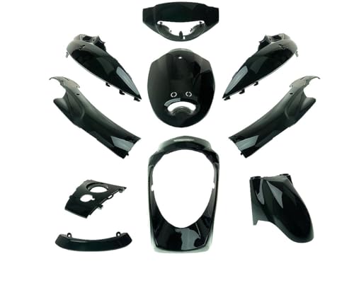 Kit carénage noir compatible Baotian BT50QT-9 habillage scooter 50