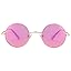 Gold Frame/Pink Purple Mirror Lens