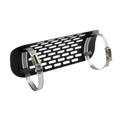 Protector térmico de motocicleta evita quemaduras con cubierta de hierro