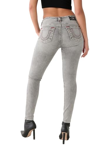 True Religion Women's Jennie High Rise Curvy Skinny Flap Jean4