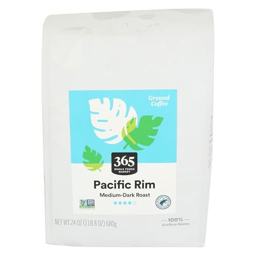 365 by Whole Foods Market, Pacific Rim Vienna Roast Ground Coffee, Dark Roast, 24 Ounce