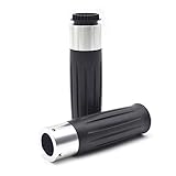 Komplett rutschfest □ Diese Premium-Griffe für den Lenker Ihres Motorrads sind dank der Gummibeschichtung komplett rutschfest und bequem.Sie werden beim Fahren immer den besten Griff haben