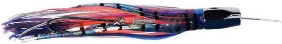 Saltwater 8" Slant Head Fully Rigged Fishing Lure - Pink/Purple | 8in | 8/0 Hook