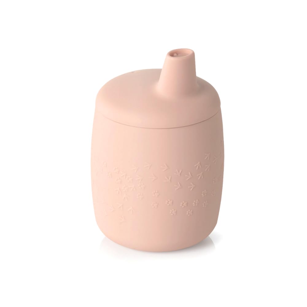 Jane Pale Jané Silicone Learning Cup, Anti-Spill, Easy Suction, Convertible Into Cup, Bpa Free, Antibacterial, Pink
