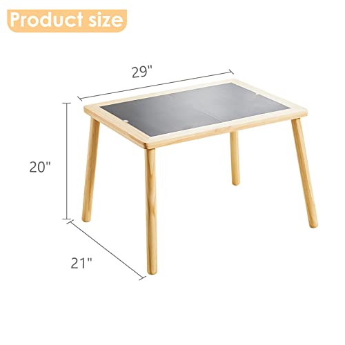 Beright Children's Table, Play Sand Table Indoor Sensory Table, Not With Storagee Bin For Kids, Perfect Choice For Chritmas Thanksgiving Gift #TOP2