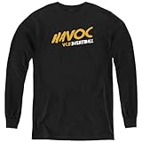 LOGOVISION VCU Havoc Basketball Youth Long Sleeve T Shirt, Black, X-Large
