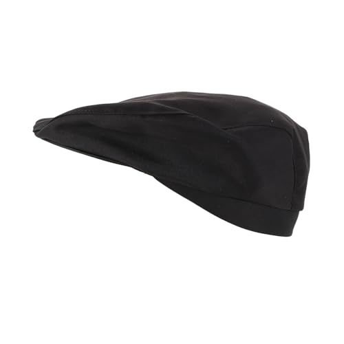 Warmhm Béret De Chef Noir en Coton Casquette Cuisine Unisexe, Respirante Et Facile à Nettoyer Adaptée Aux Serveurs, Restaurants, Hôtels Et Restauration...