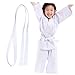 Milisten Decorative Taekwondo Belt Comfortable Martial Arts Waistband for Karate Judo and Hapkido Lightweight for Adults