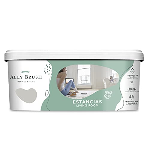 PINTURA ALLY BRUSH INTERIOR SILVER 3L Cover