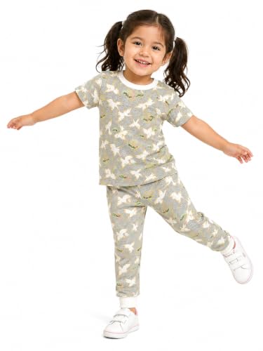 Image of TuddyBuddy Boys & Girls Half Sleeves T-shirt & Lounge Pant Nightwear Set - 100% Cotton Jersey