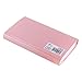 Expanding File Folder, Subdivision Accordion File Folder Mini Organizer PP Wallet for Cards,Coupons,Receipt,Tax Item or Changes,7x4.5 Inches,12 Pockets with Tabs and Check Case(Pink)