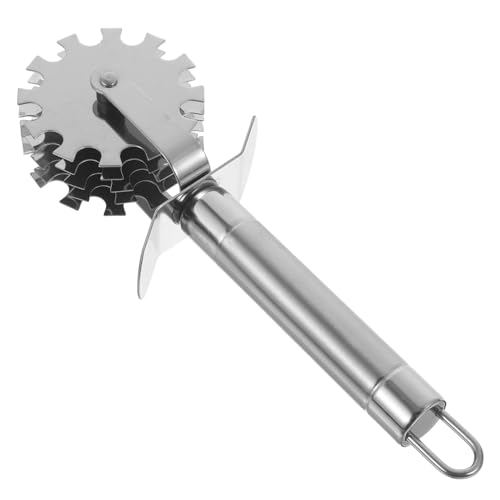 BESTYASH 1pezzi Batticarne in Acciaio Resistente Ruote Ergonomico per Intenerimento Carne Manzo Strumento Compatto e Leggero per Cucina e Picnic Facile da Usare e Conservare