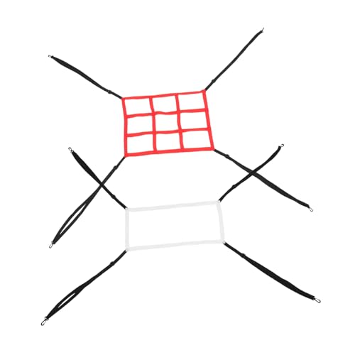 HONMEET 2pcs Softball Training Target Net Rebound Net for Batting Throwing Hitting Practice Portable Durable for Use Assorted Color