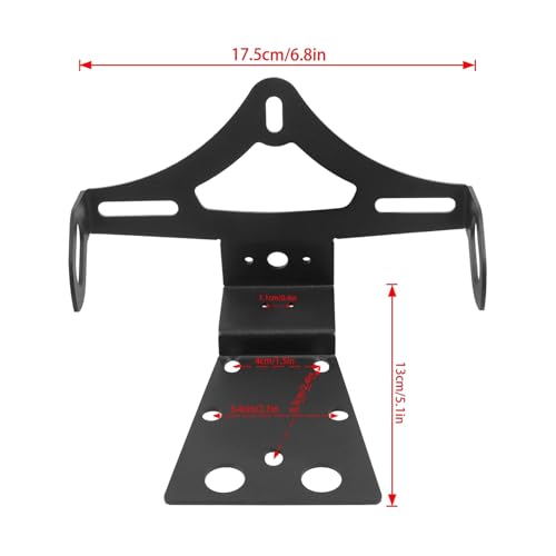 Support de plaque d'immatriculation moto Honda CB650F CBR650F 2014-2019 arrière