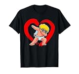 Amor Kostüm Valentinstag Jungen Dabbing Geschenk Liebe Herz T-Shirt