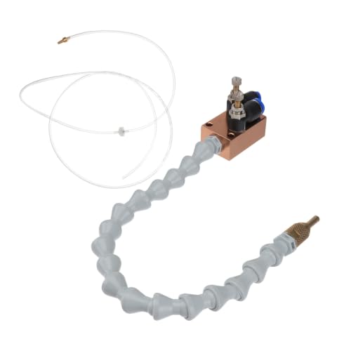 CHICAMPERA Boquilla de Lubricación para Torno Cnc y Fresado Sistema de Pulverización de Refrigerante en Niebla, Material Plástico y Metal para Mejorar Velocidad y Durabilidad Color Aleatorio